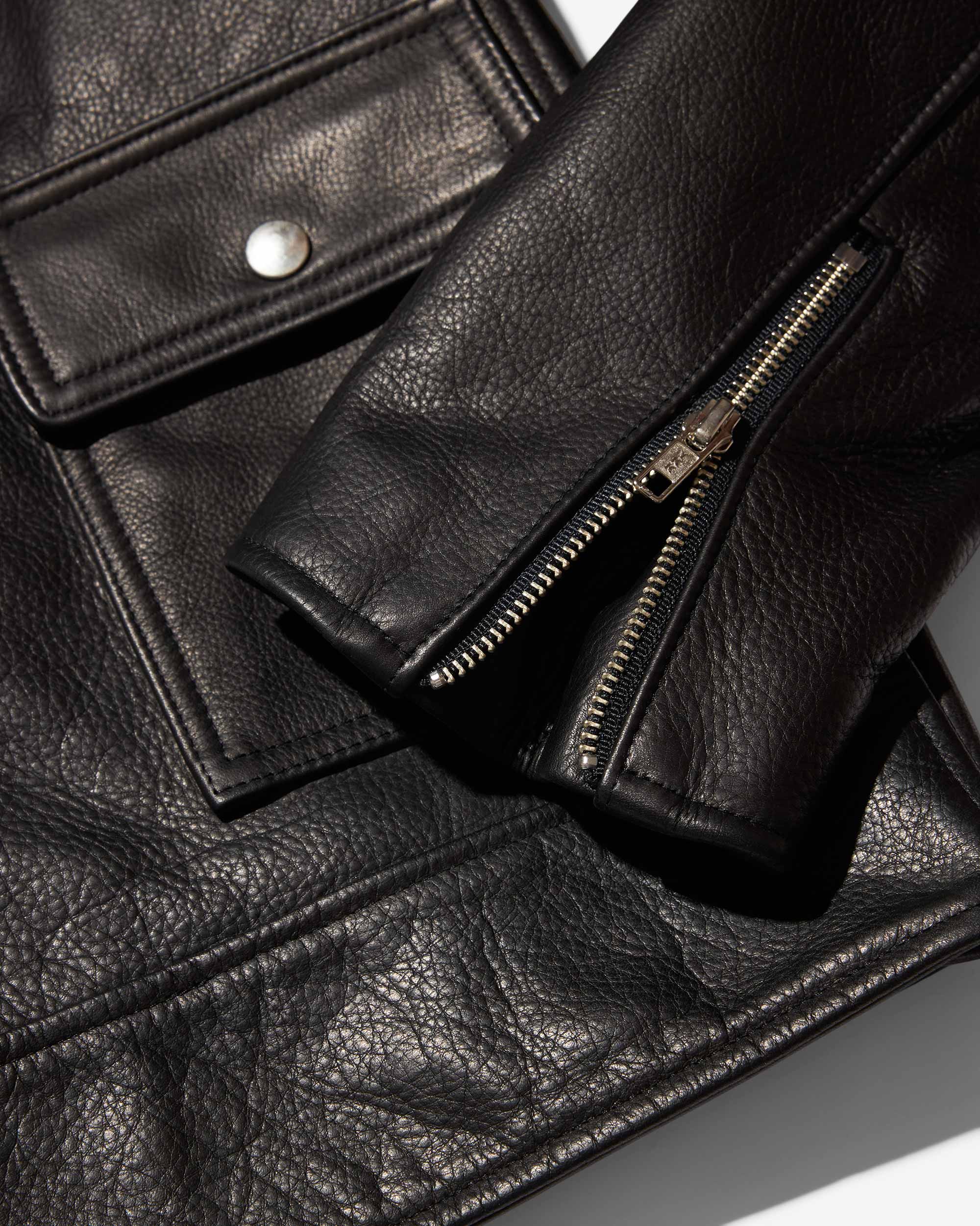 Leather Cruiser Jacket - Image 4