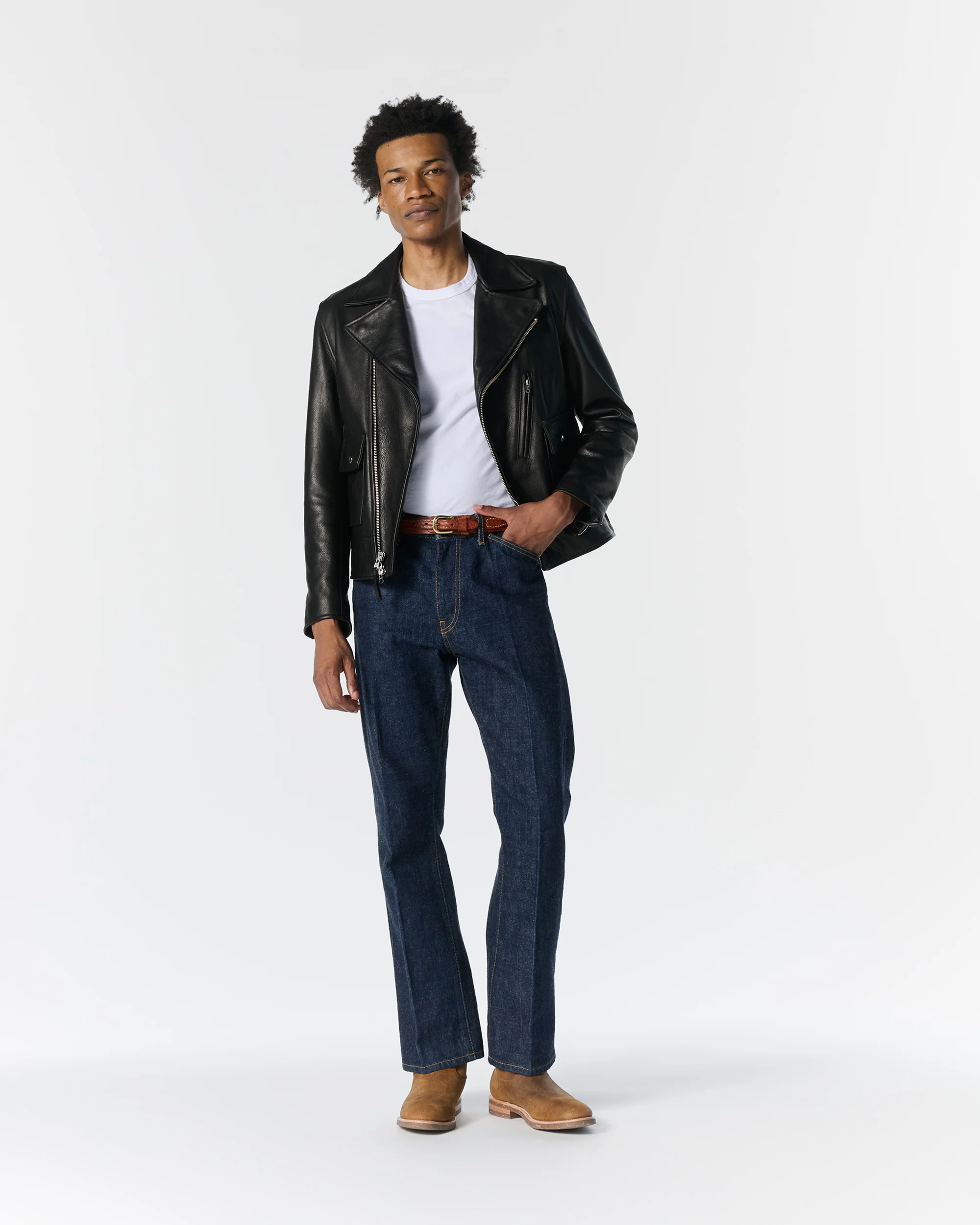 Leather Cruiser Jacket - Image 5