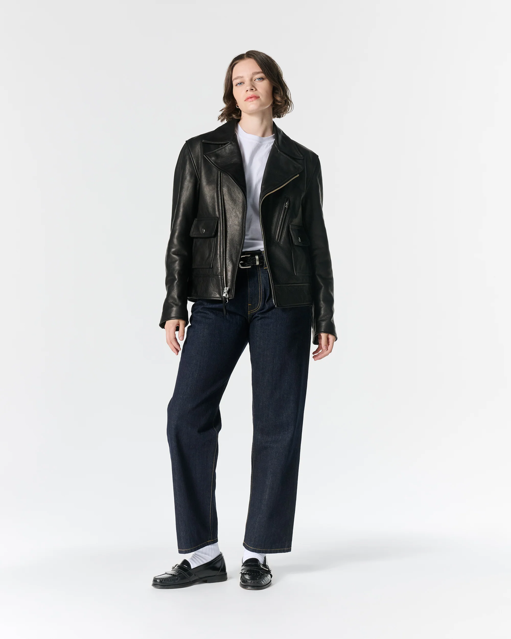 Leather Cruiser Jacket - Image 8