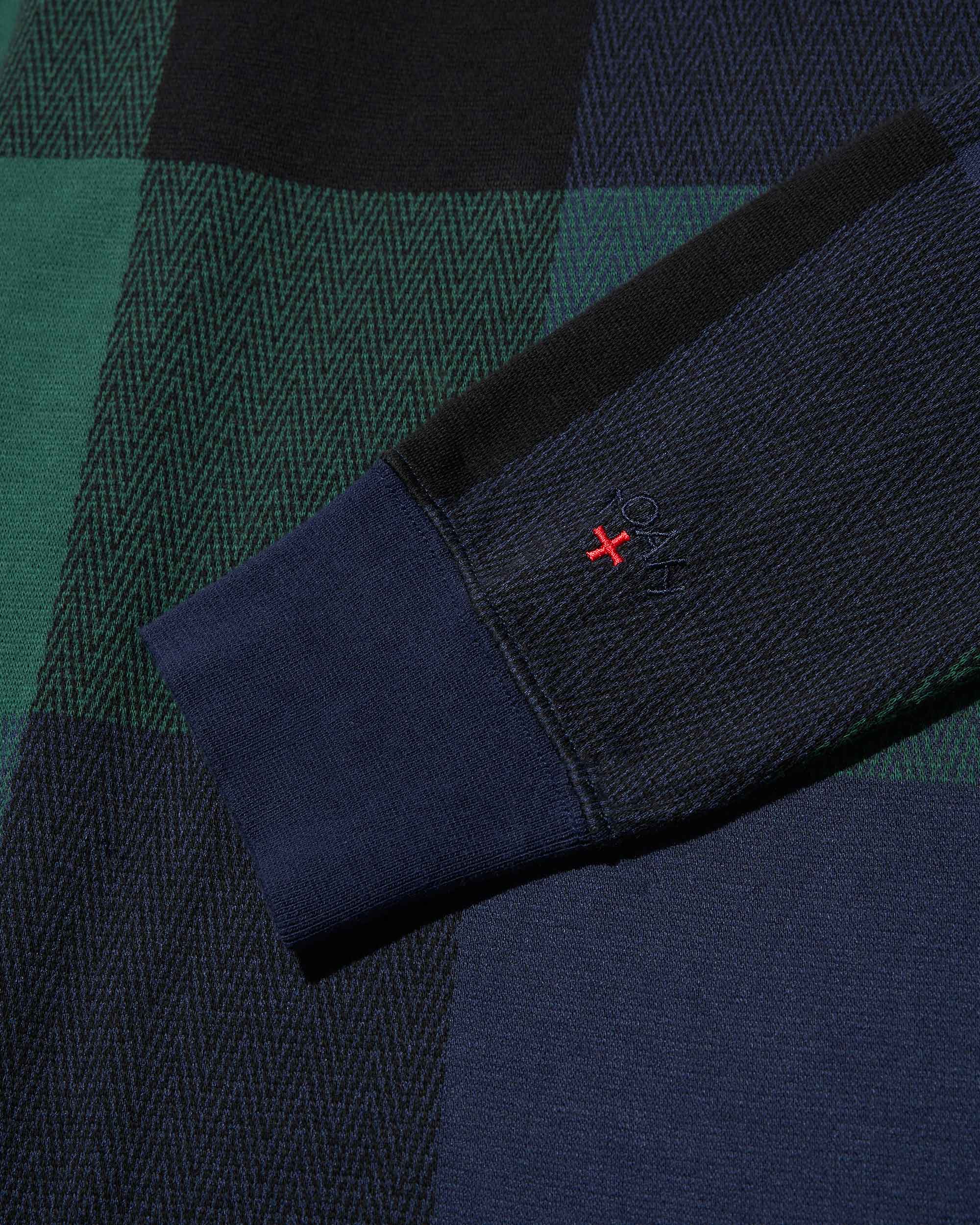 Buffalo Plaid Zip Polo - Image 3
