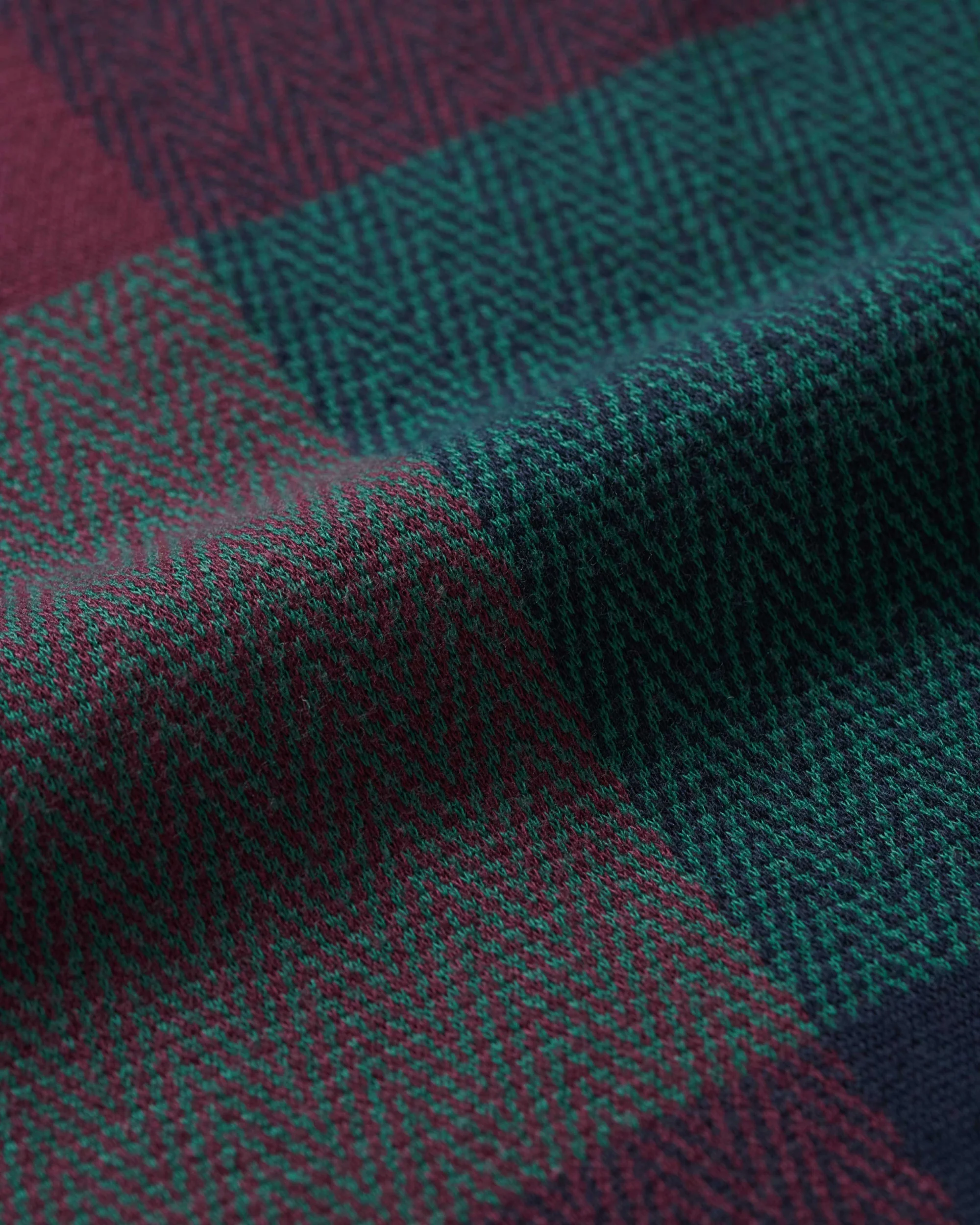 Buffalo Plaid Zip Polo - Image 3
