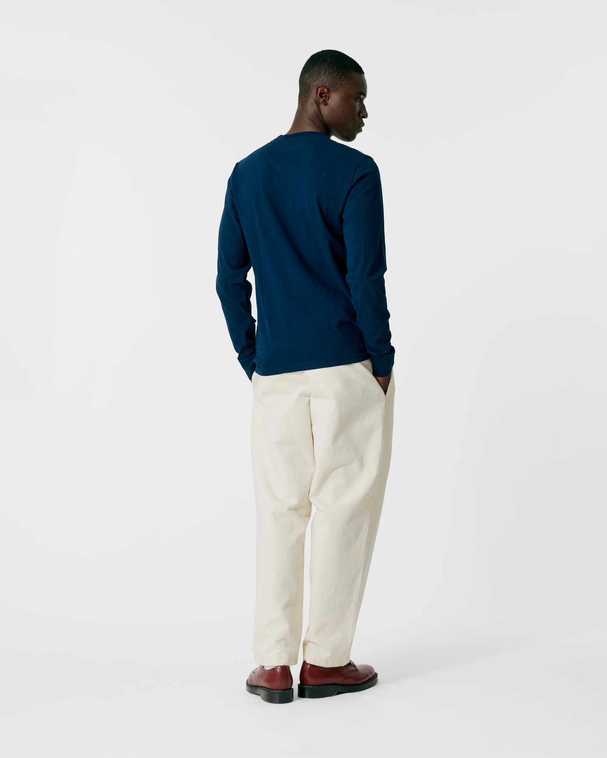 Classic Long Sleeve Recycled Cotton Tee - Image 8