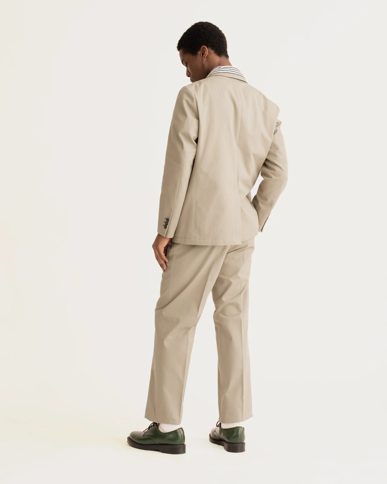 Cotton Double Breasted Jacket - Image 6