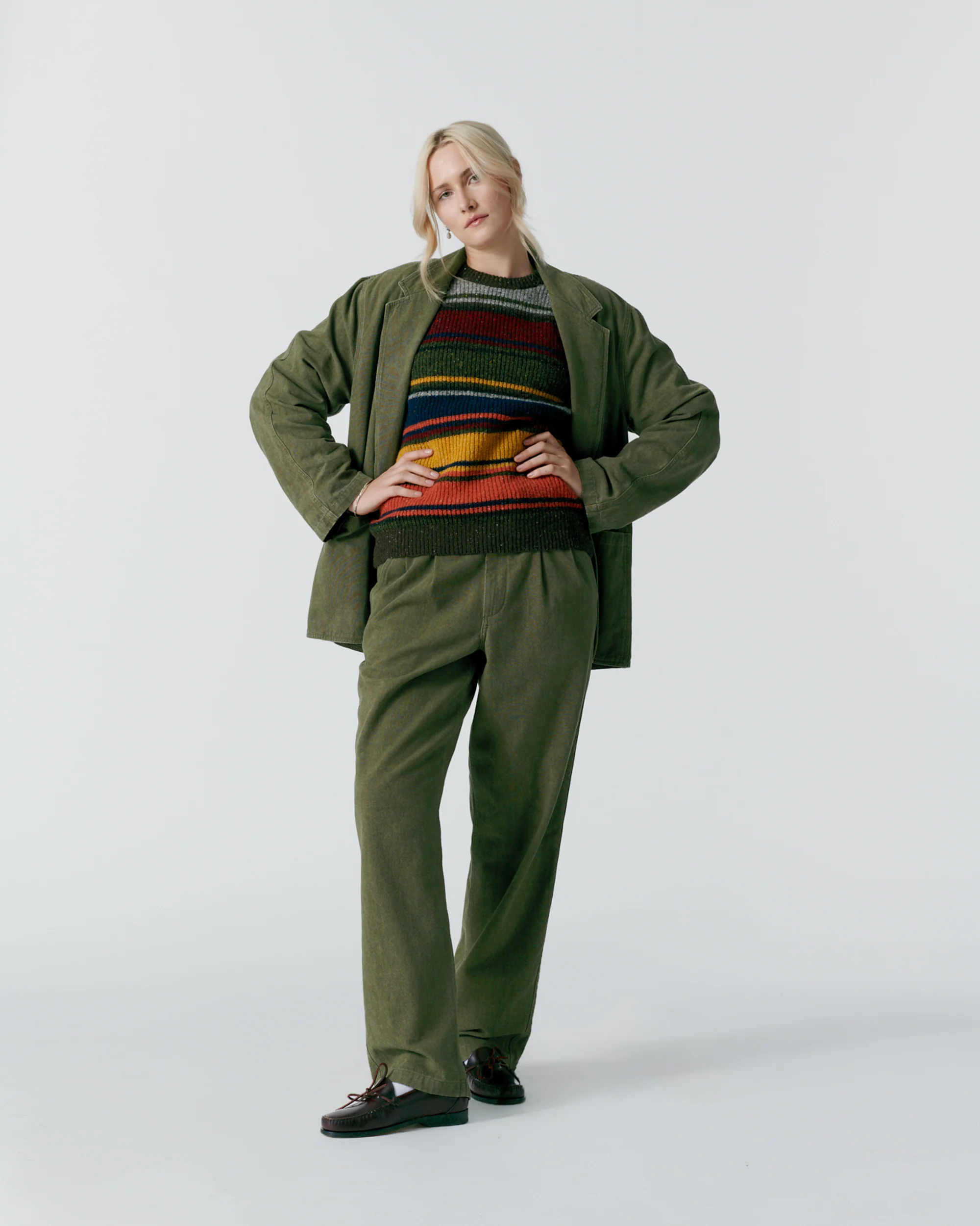 Double-Breasted Cotton Jacket - Image 11