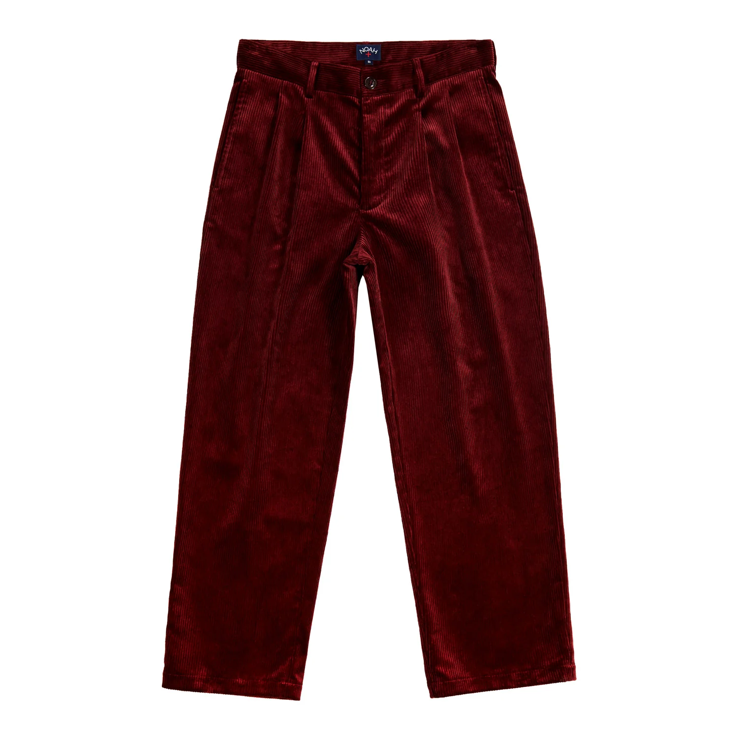 Double-Pleat Corduroy Trousers
