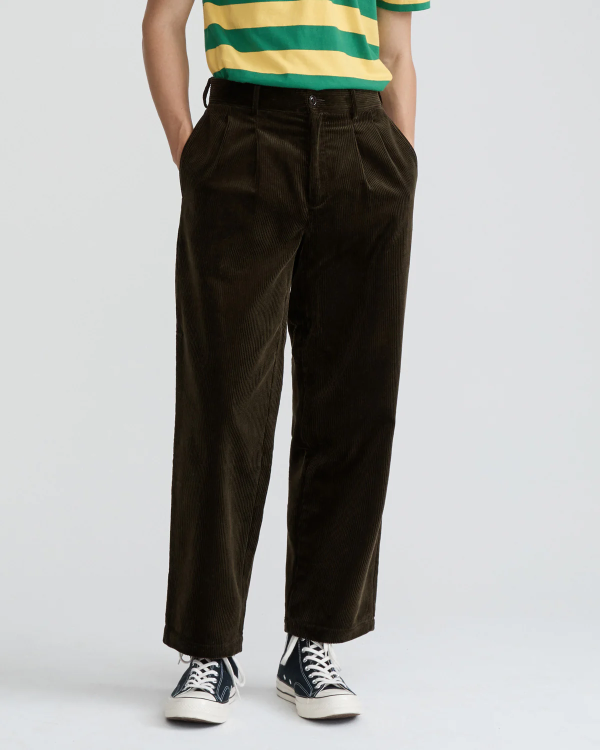 Double-Pleat Corduroy Trousers - Image 12