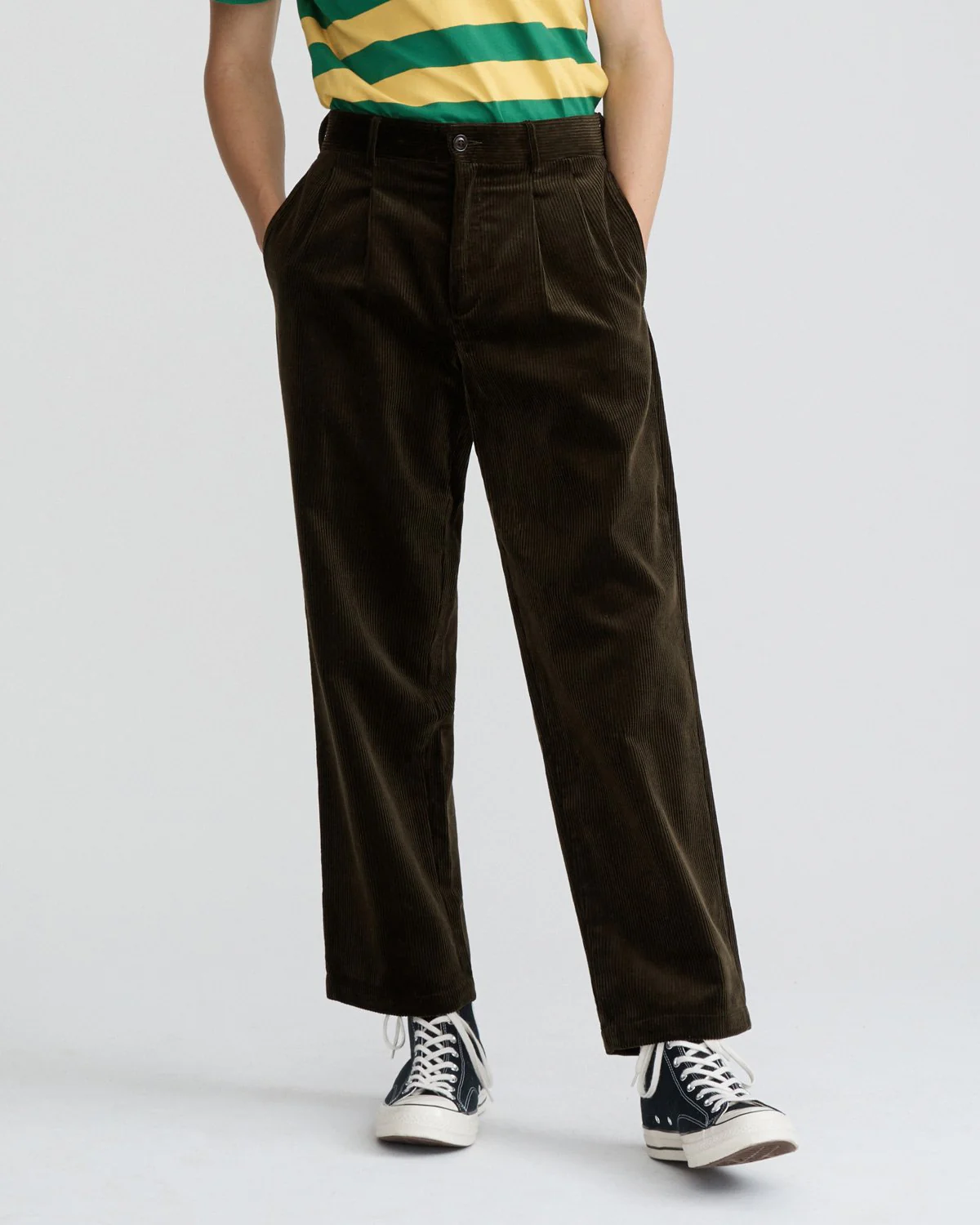 Double-Pleat Corduroy Trousers - Image 14
