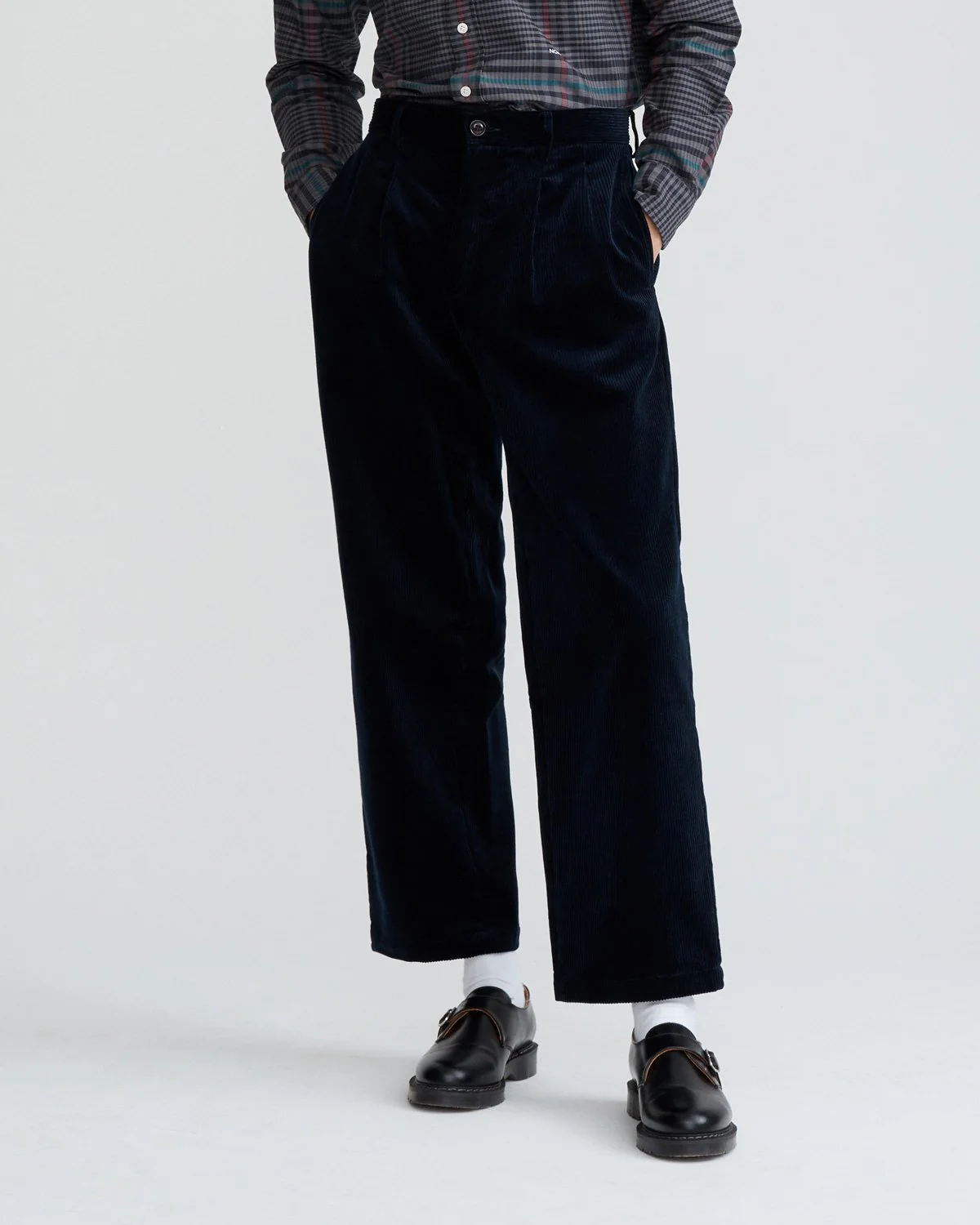Double-Pleat Corduroy Trousers - Image 8