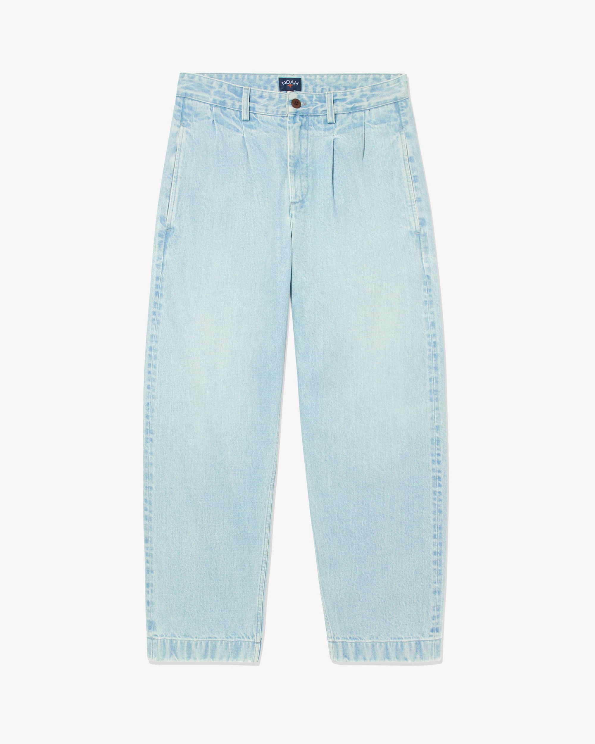 Double-Pleat Denim Pant