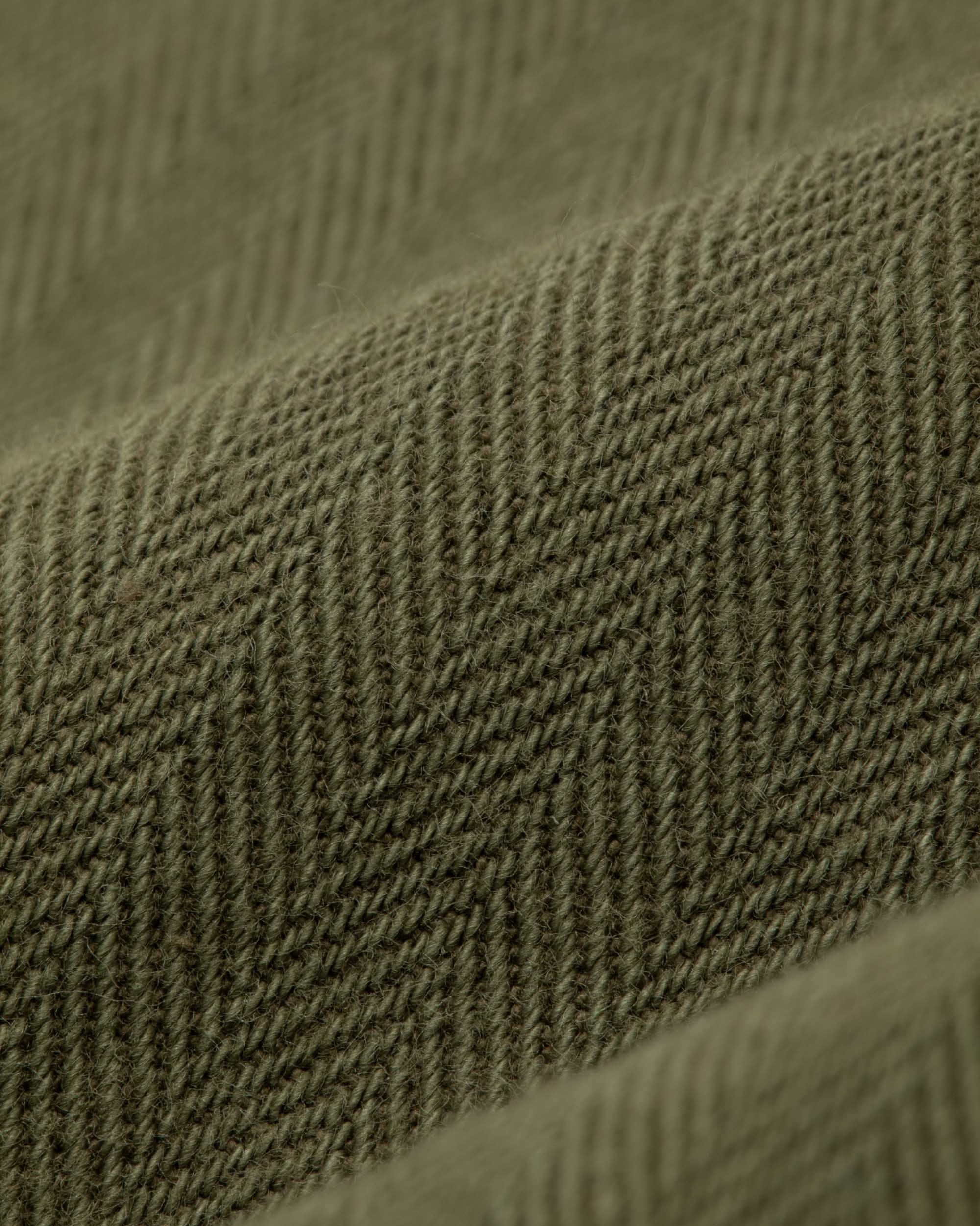 Classic Double-Pleat Herringbone Pant - Image 9