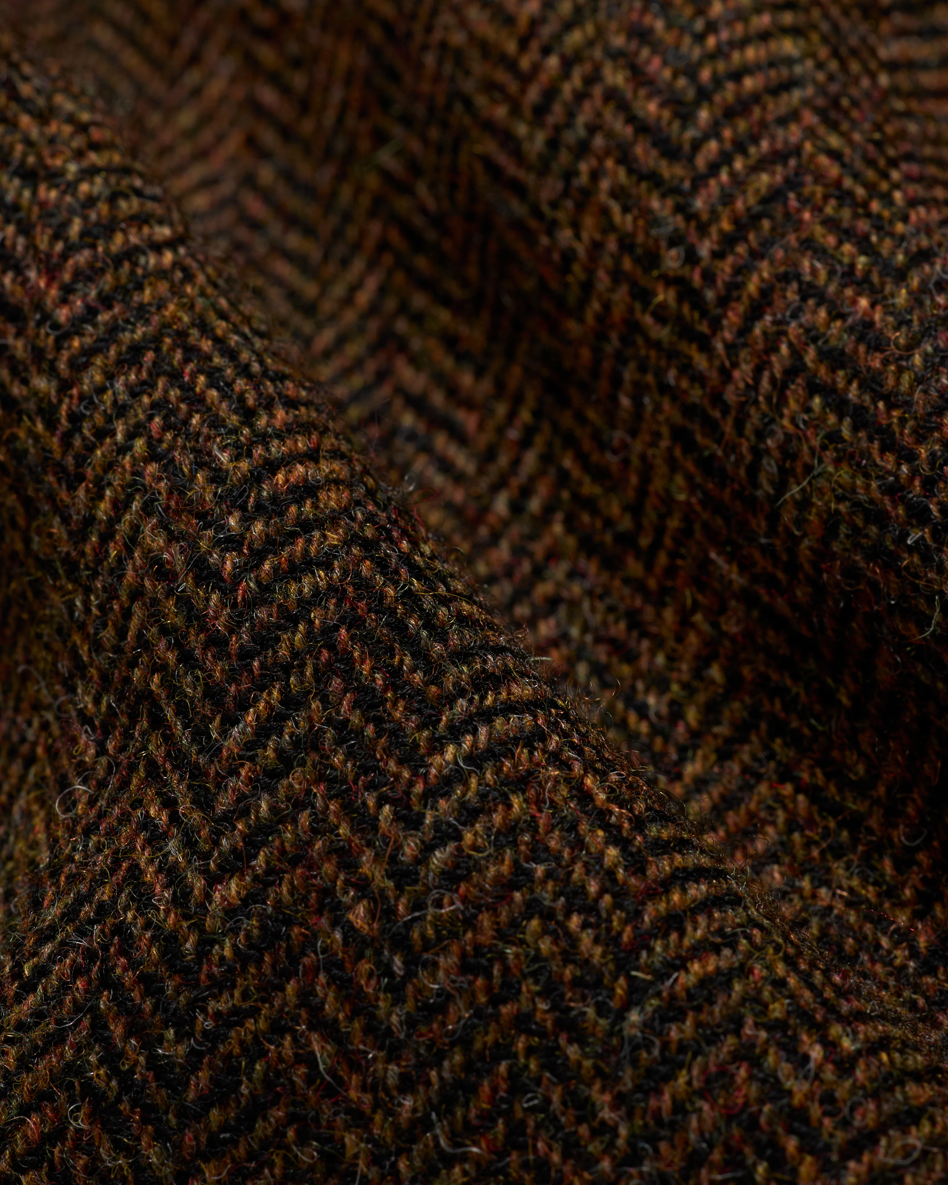 Double-Pleat Wool Herringbone Trousers - Image 5