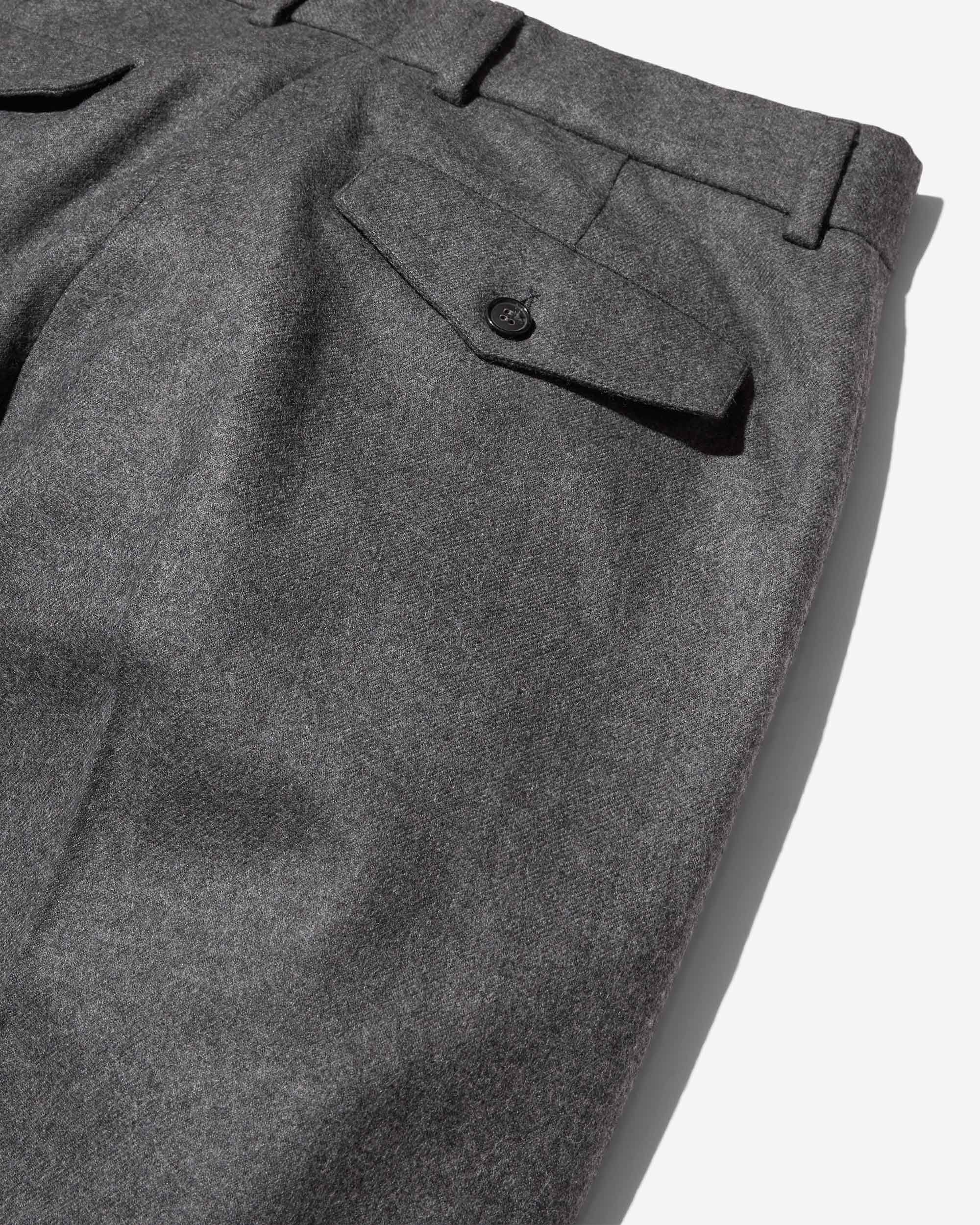 Flat Front Wool Trouser - Image 2