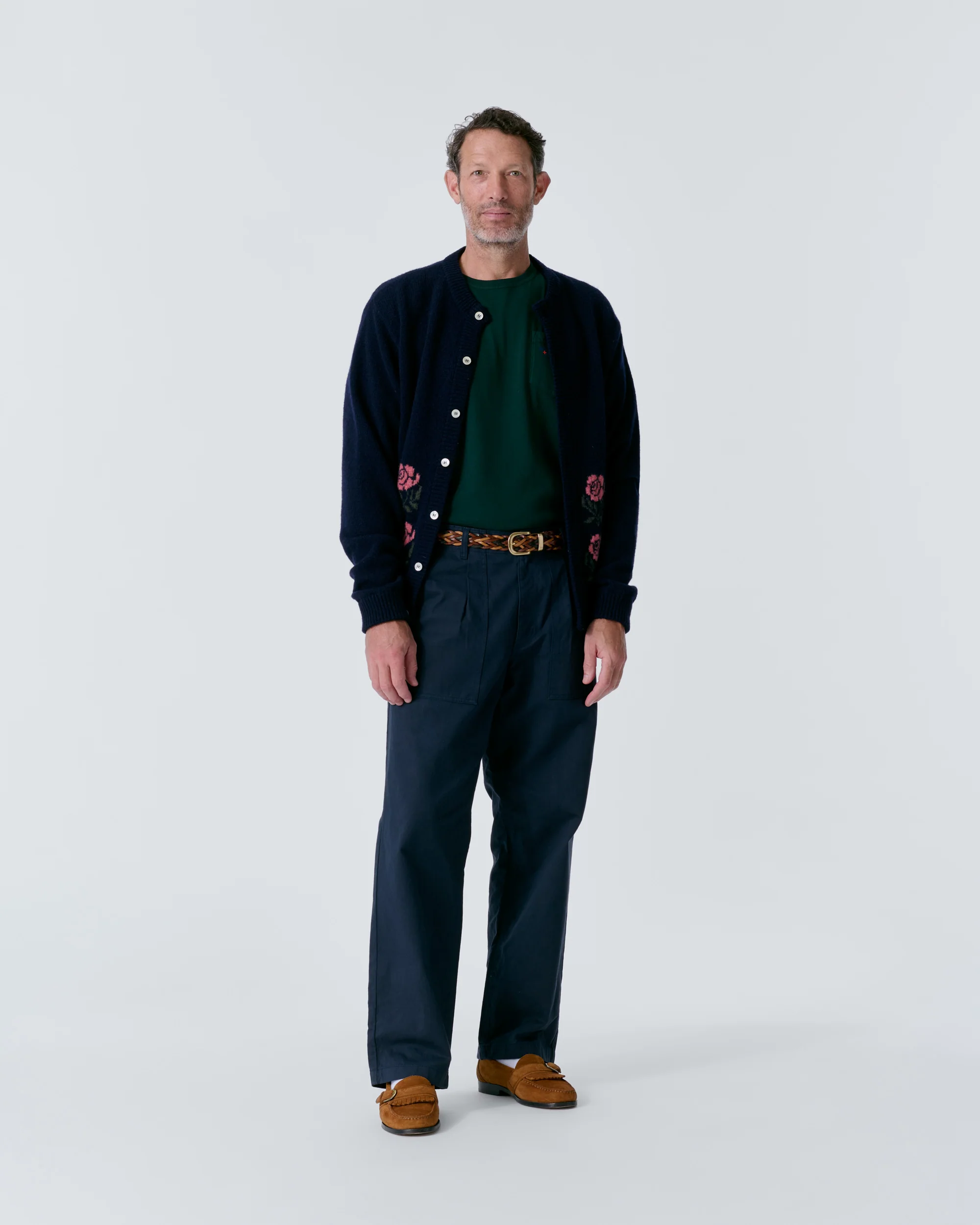 Floral Shetland Cardigan - Image 4