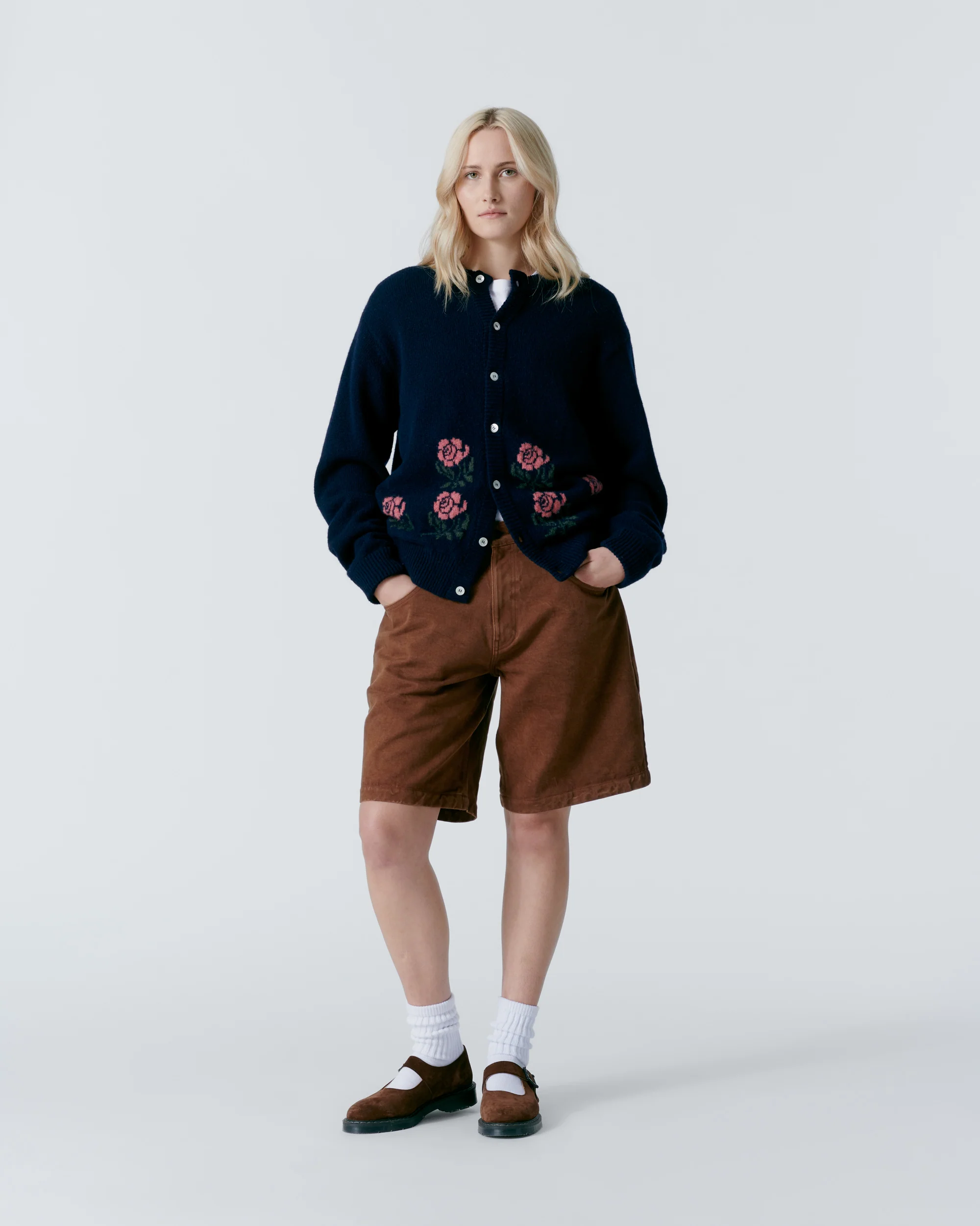 Floral Shetland Cardigan - Image 6