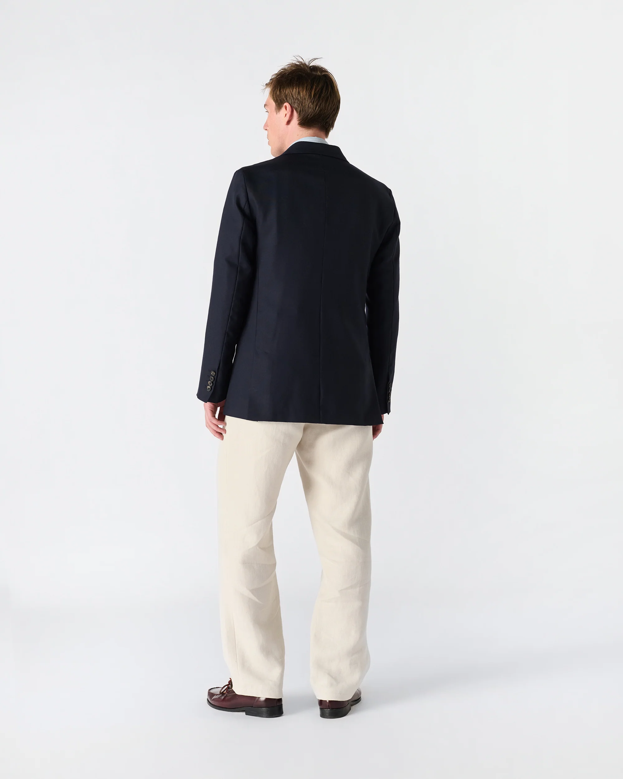 Hopsack Double-Breasted Blazer - Image 8