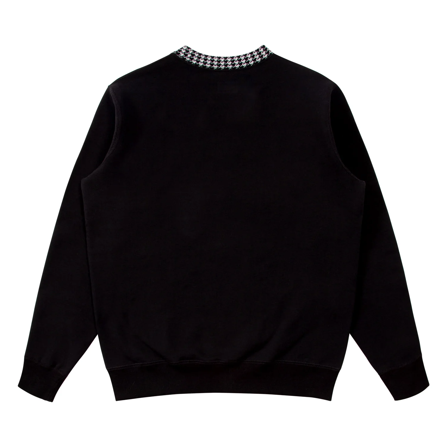 Houndstooth Collar Crewneck - Image 2