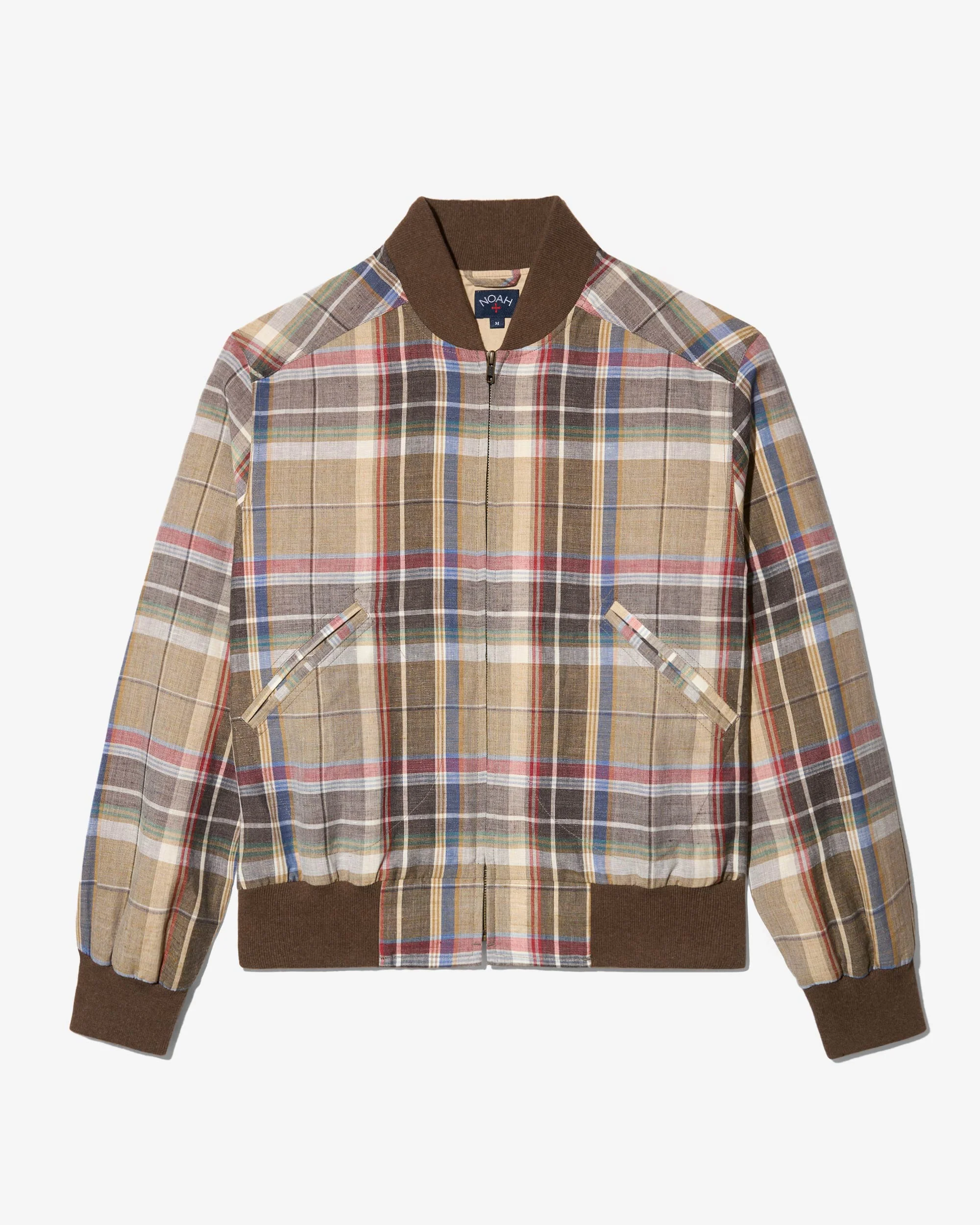 Linen Varsity Jacket
