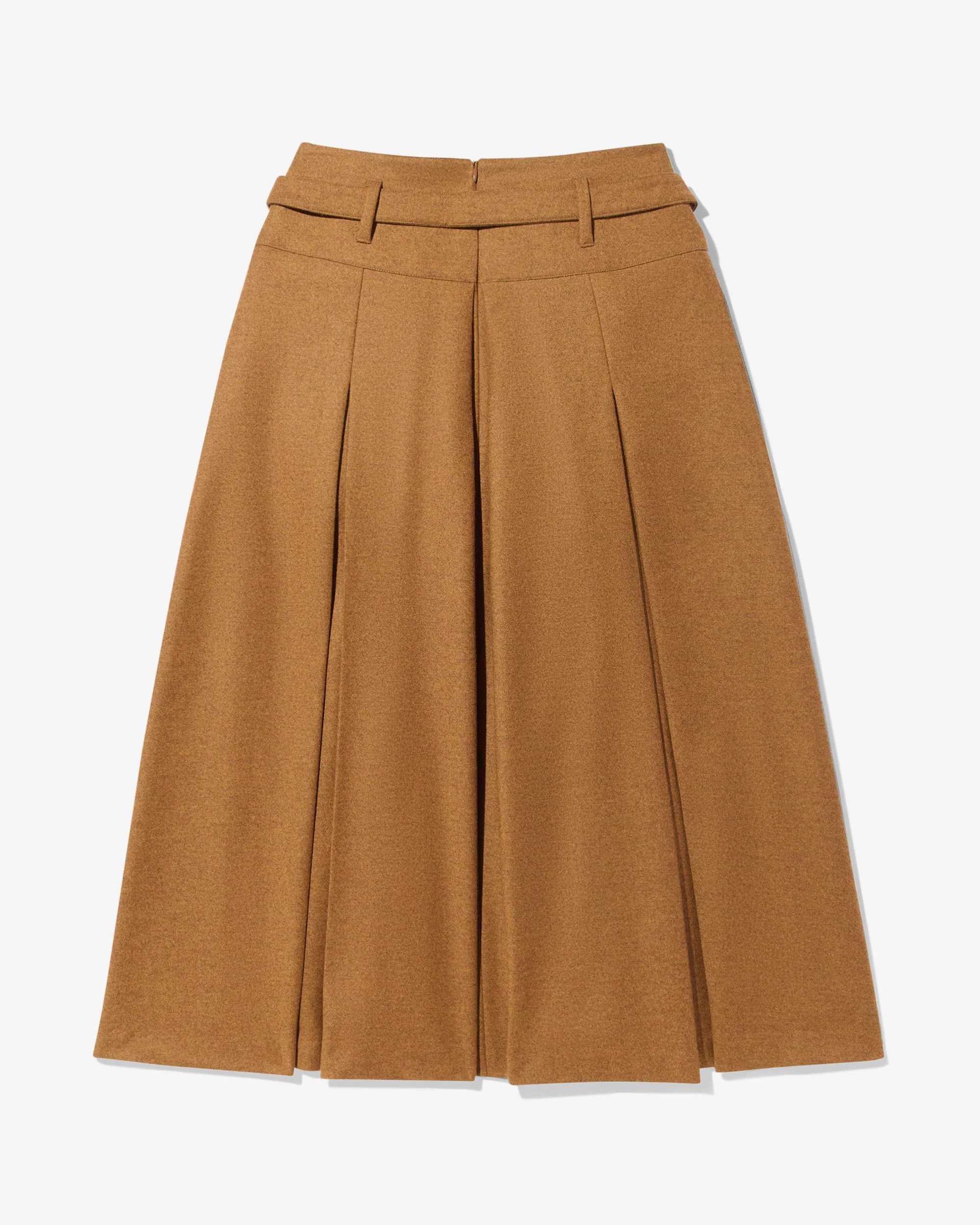 Pleated Wool Skirt - Image 5