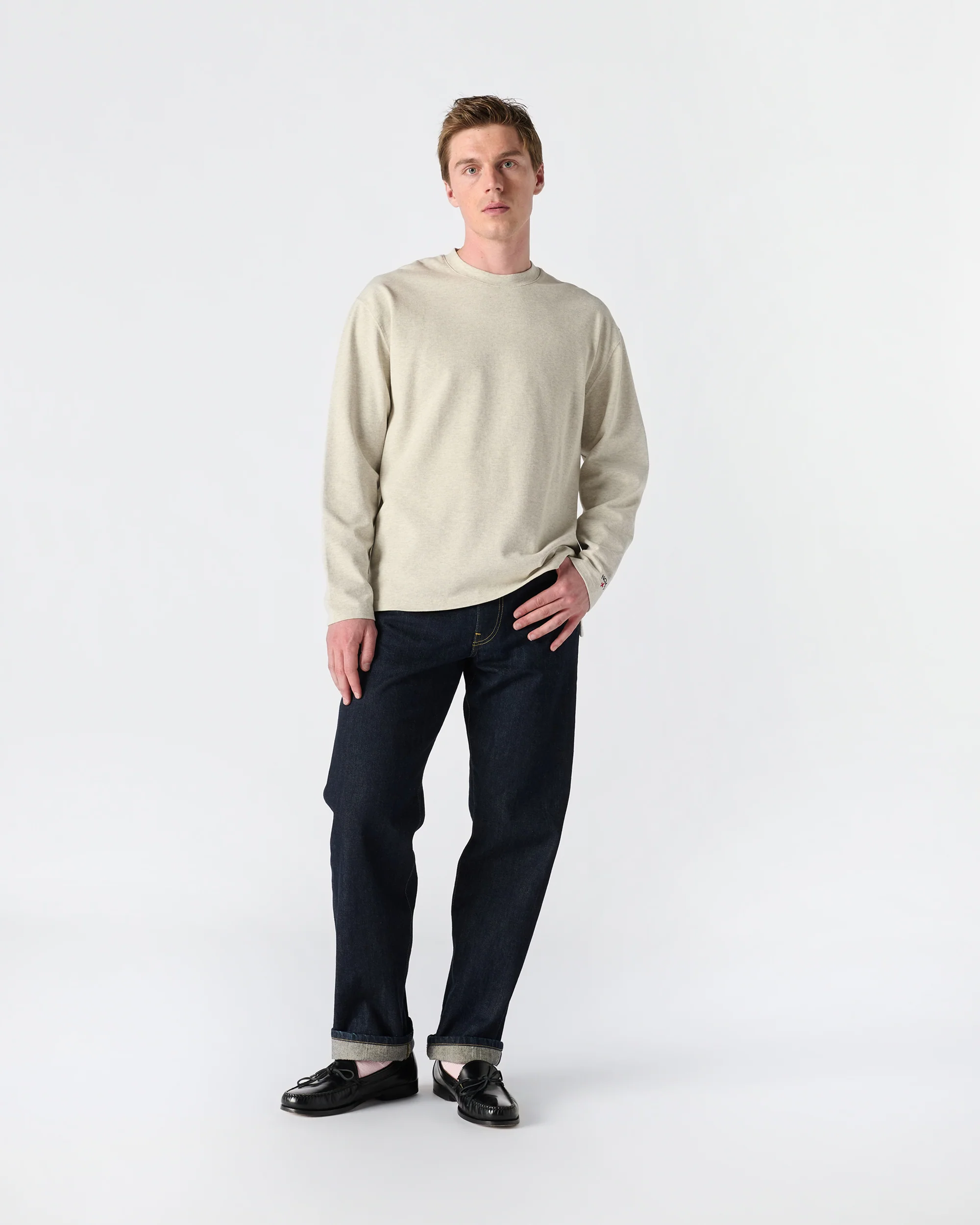 Long Sleeve Pique Top - Image 9