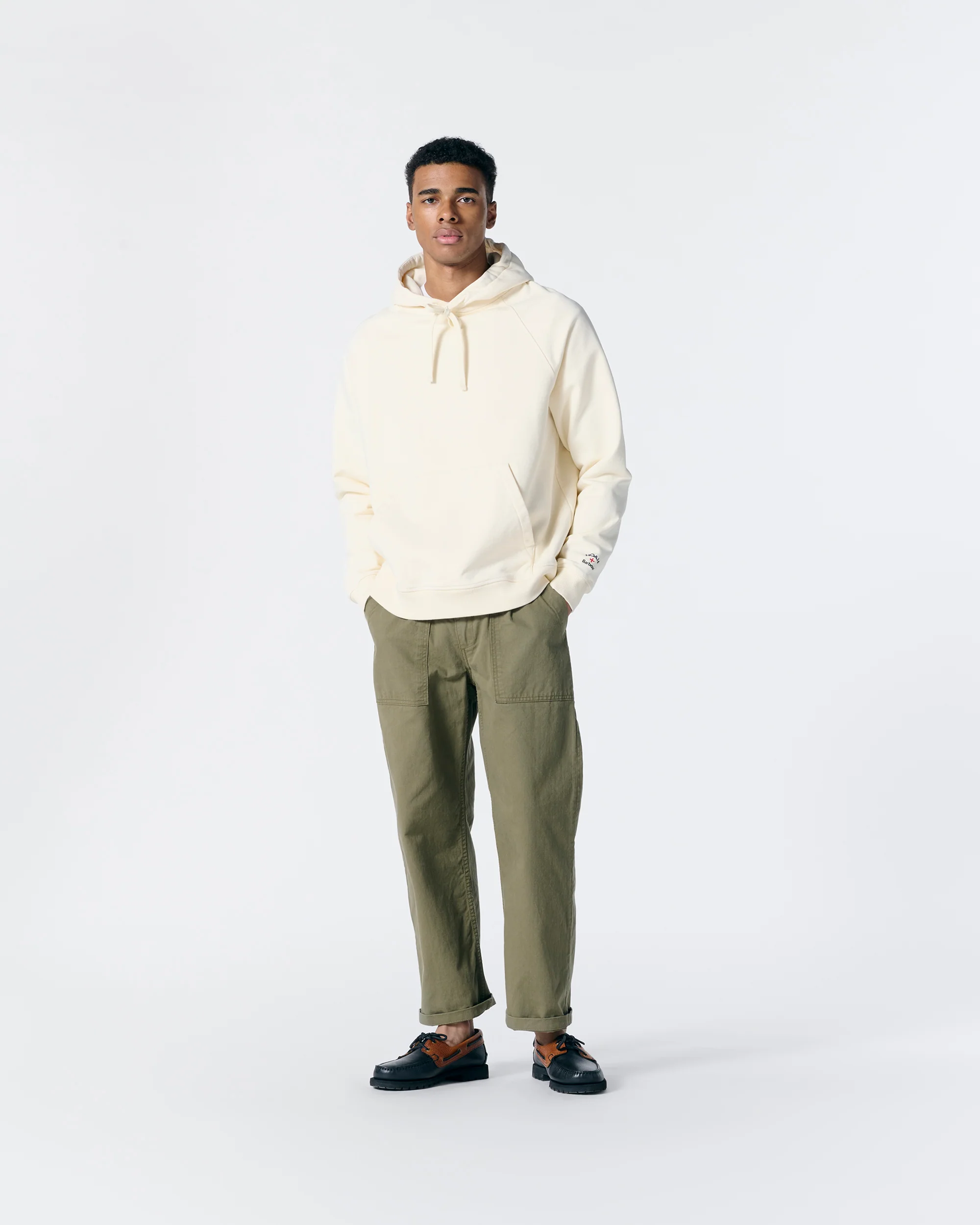 Noah x Barbour Raglan Hoodie - Image 11