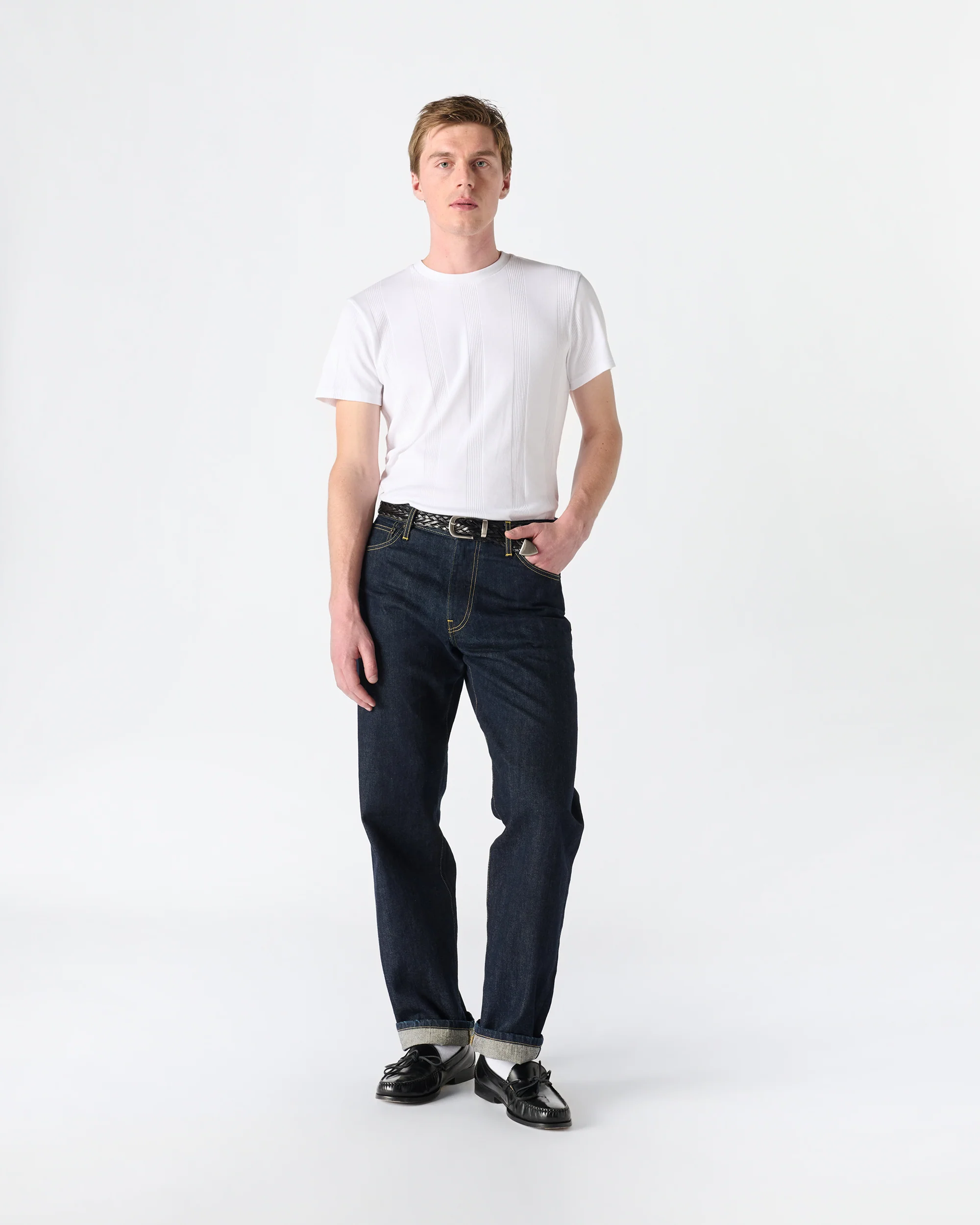 Rib Knit Tee - Image 5