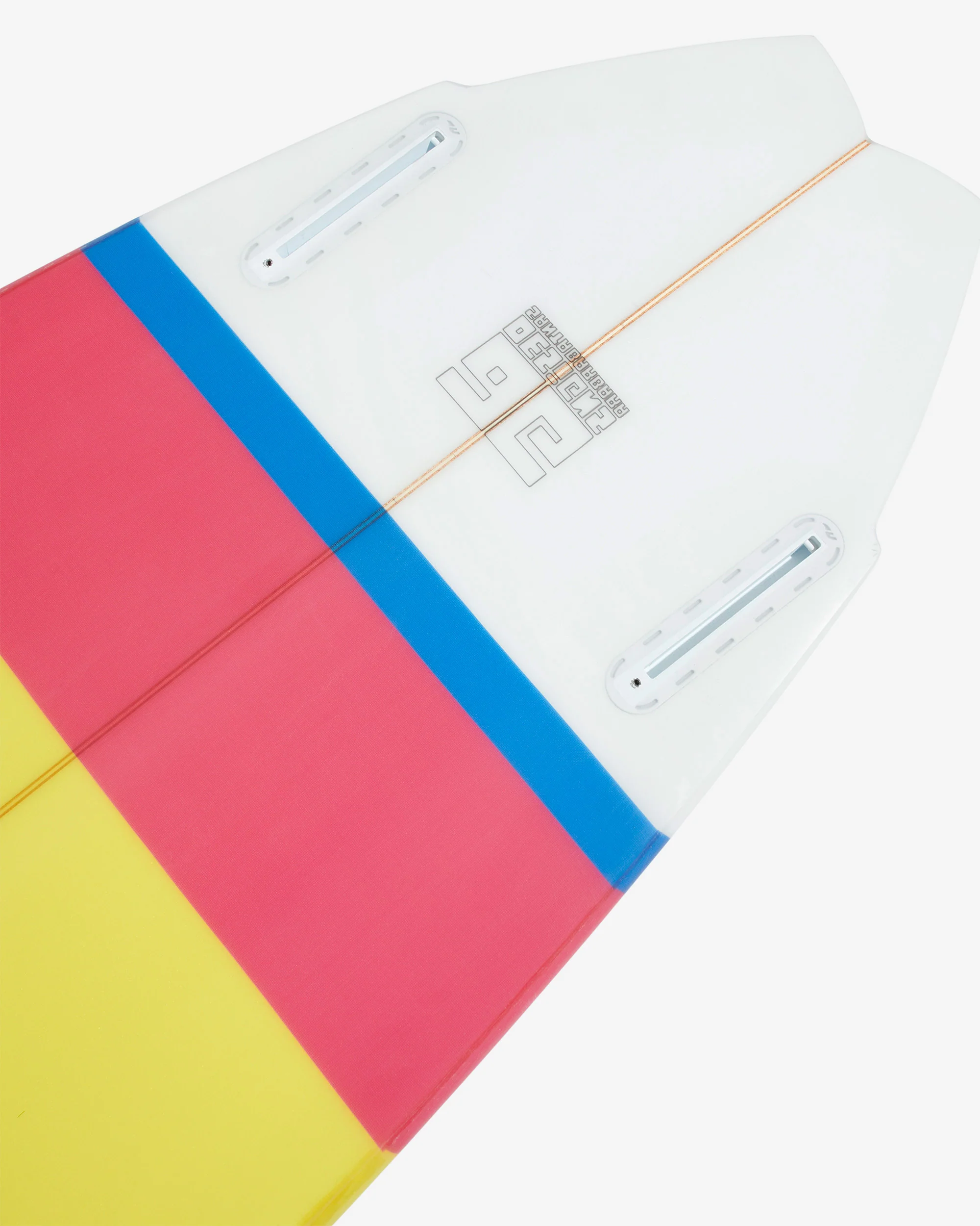 Rugby Stripe Surfboard - Image 4