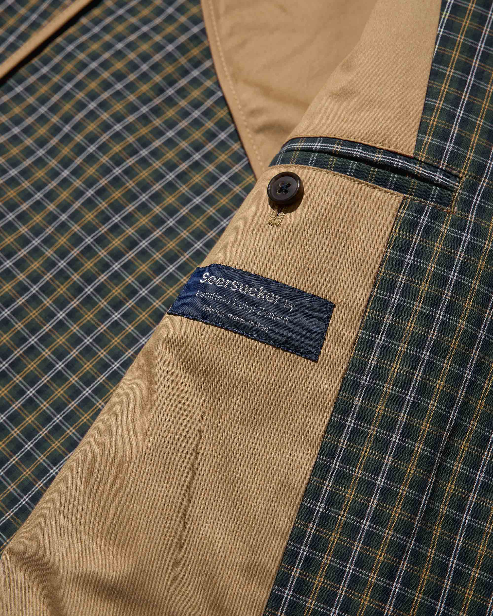 Seersucker Tartan Sport Jacket - Image 5