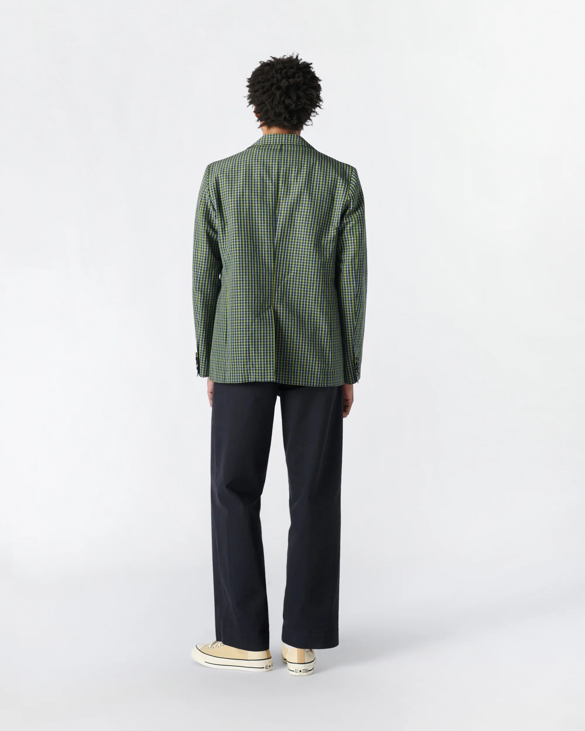 Seersucker Tartan Sport Jacket - Image 8