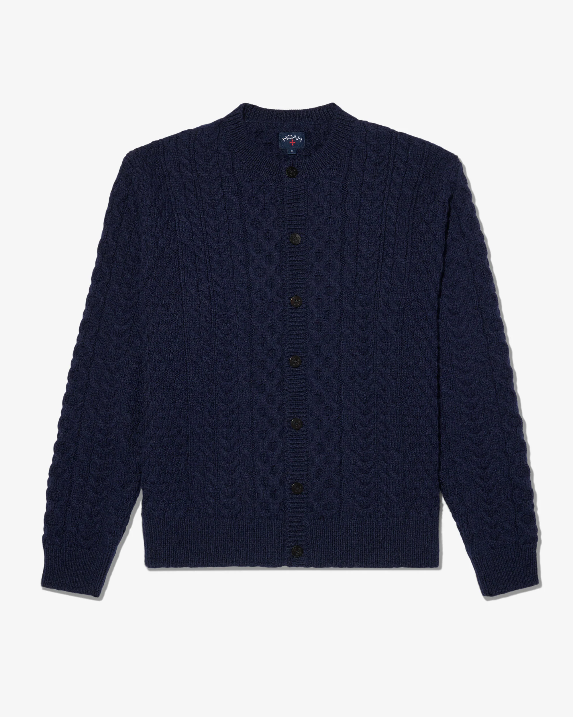 Wool Fisherman Cardigan - Image 3