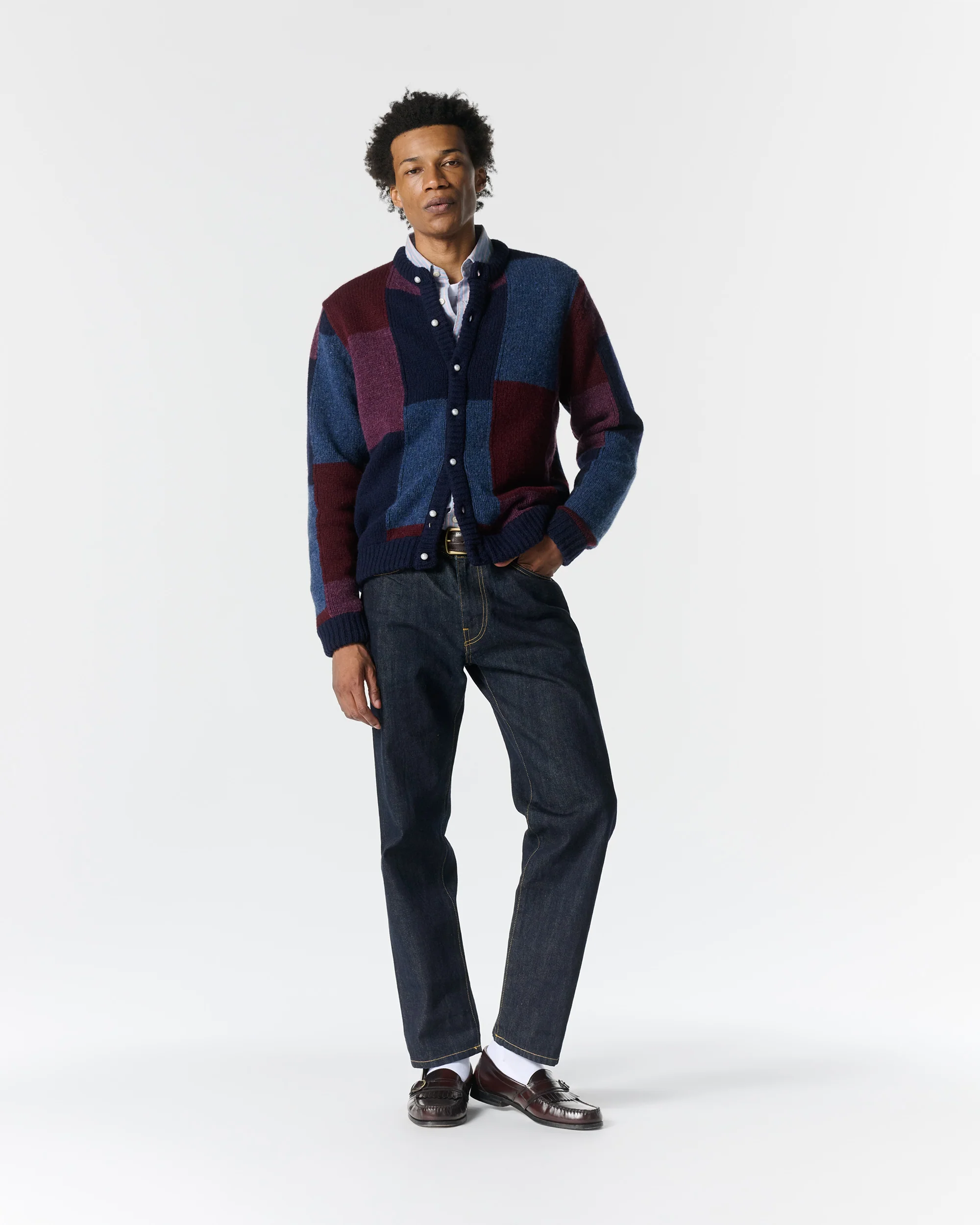 Shetland Patchwork Cardigan - Image 3