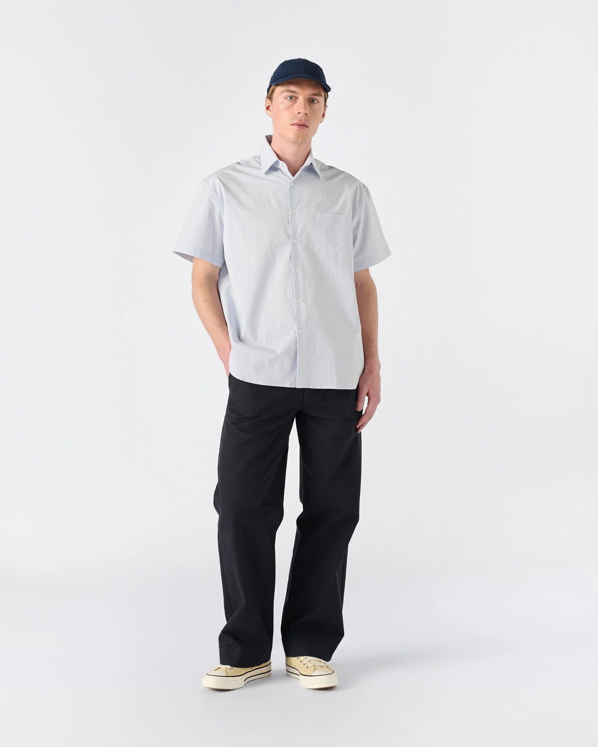 Short Sleeve Oversized Poplin - Image 7