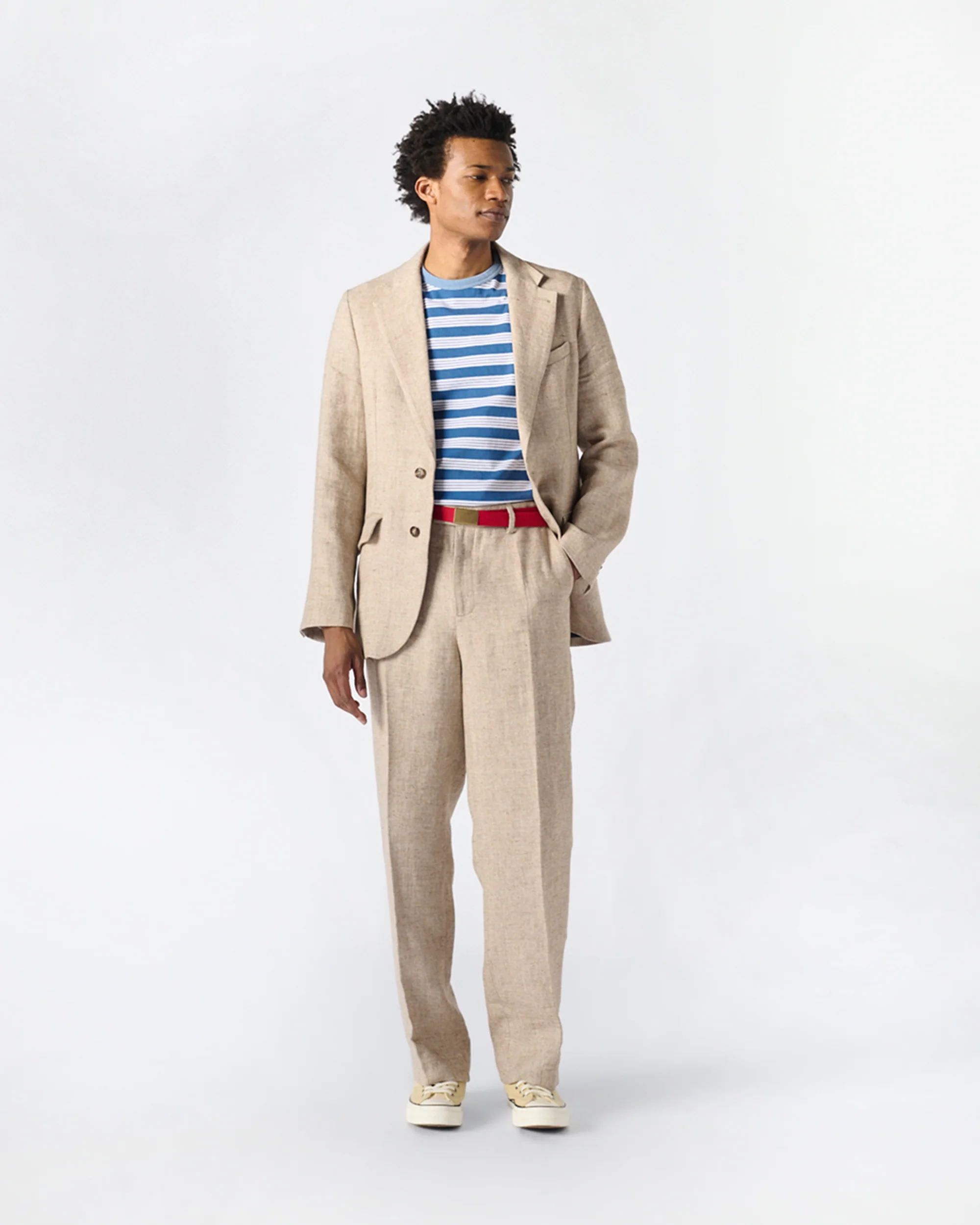 Flanneled Linen Jacket - Image 7