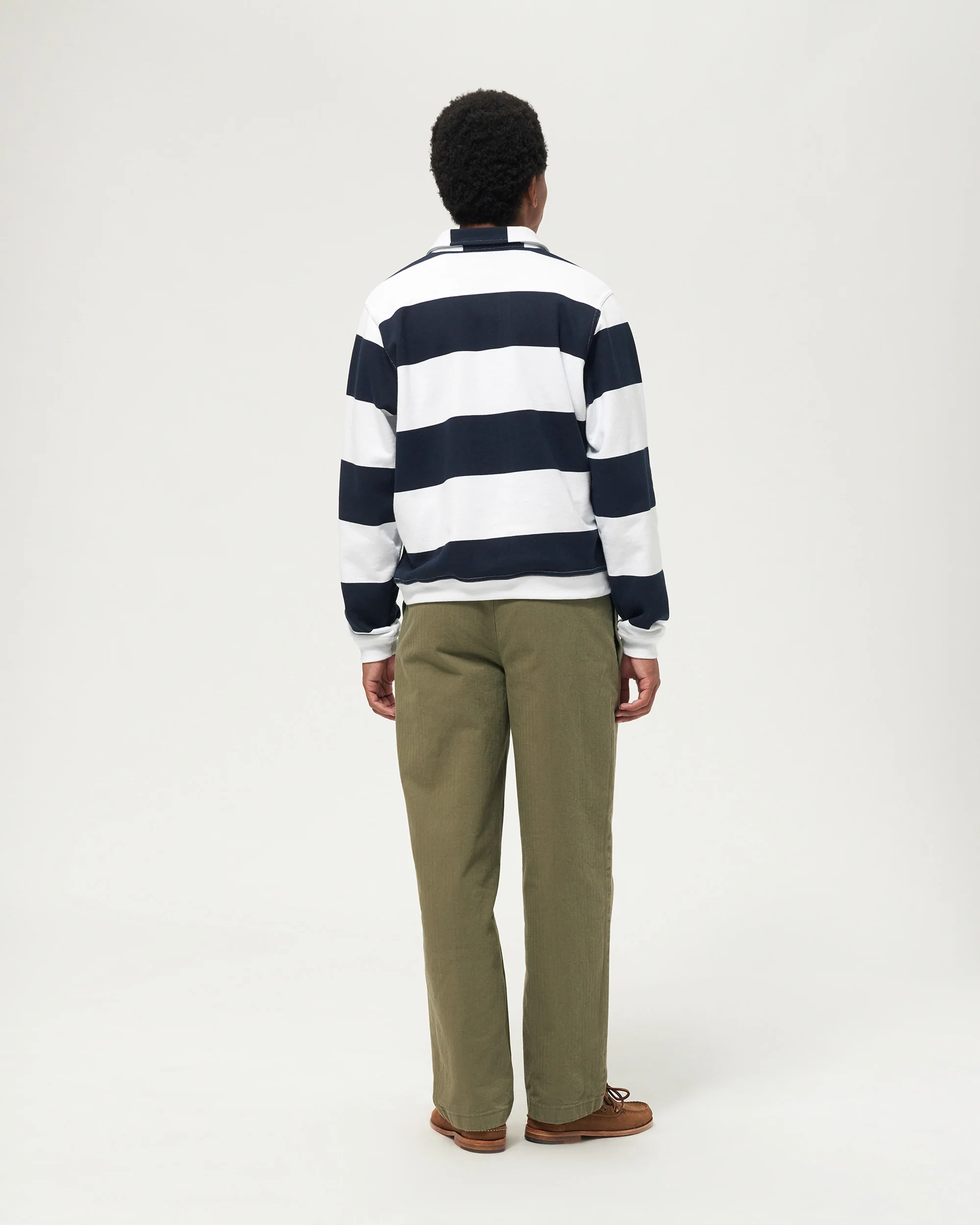 Striped Lightweight Pullover Sweatshirt - Image 5