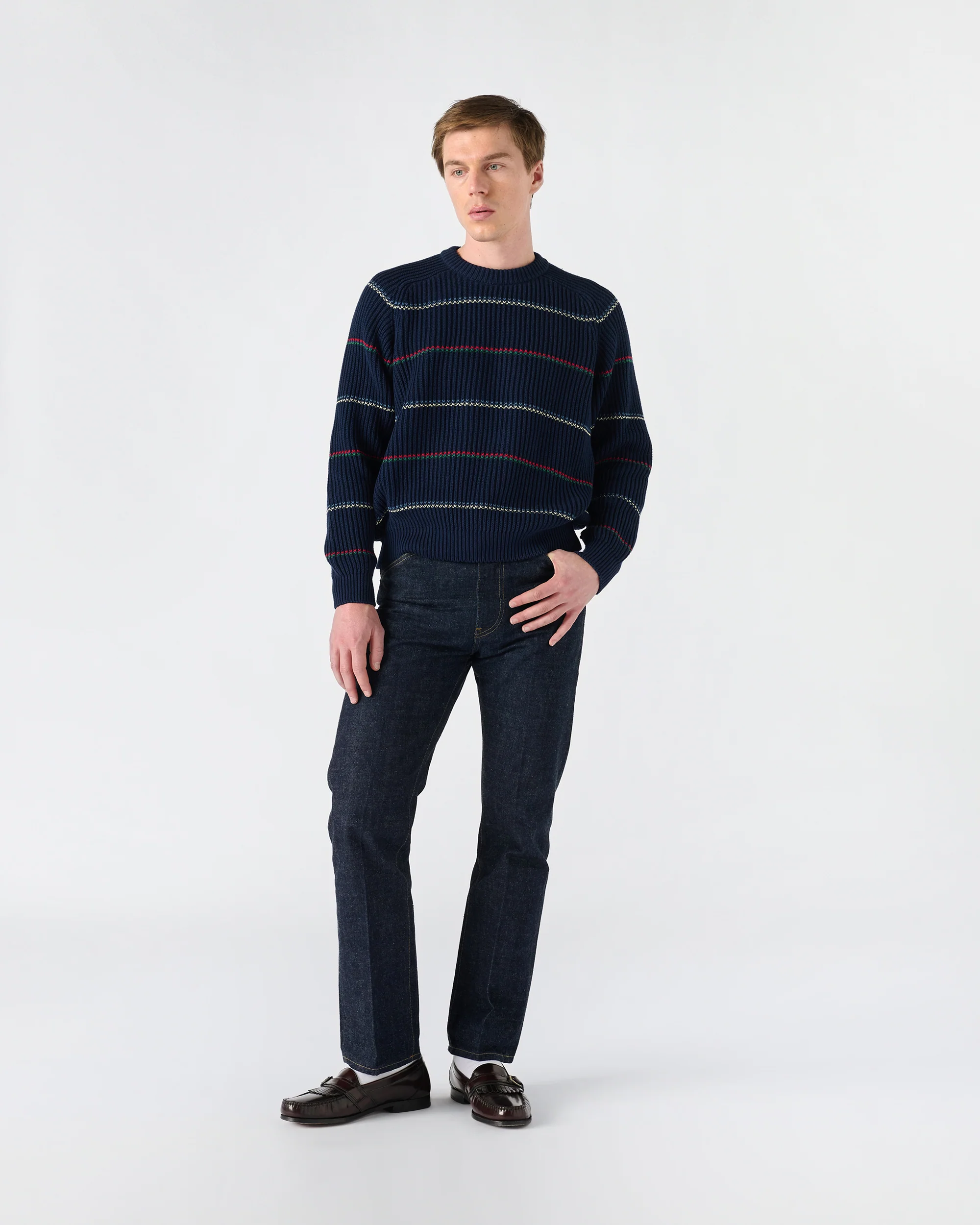 Striped Shaker Sweater - Image 3