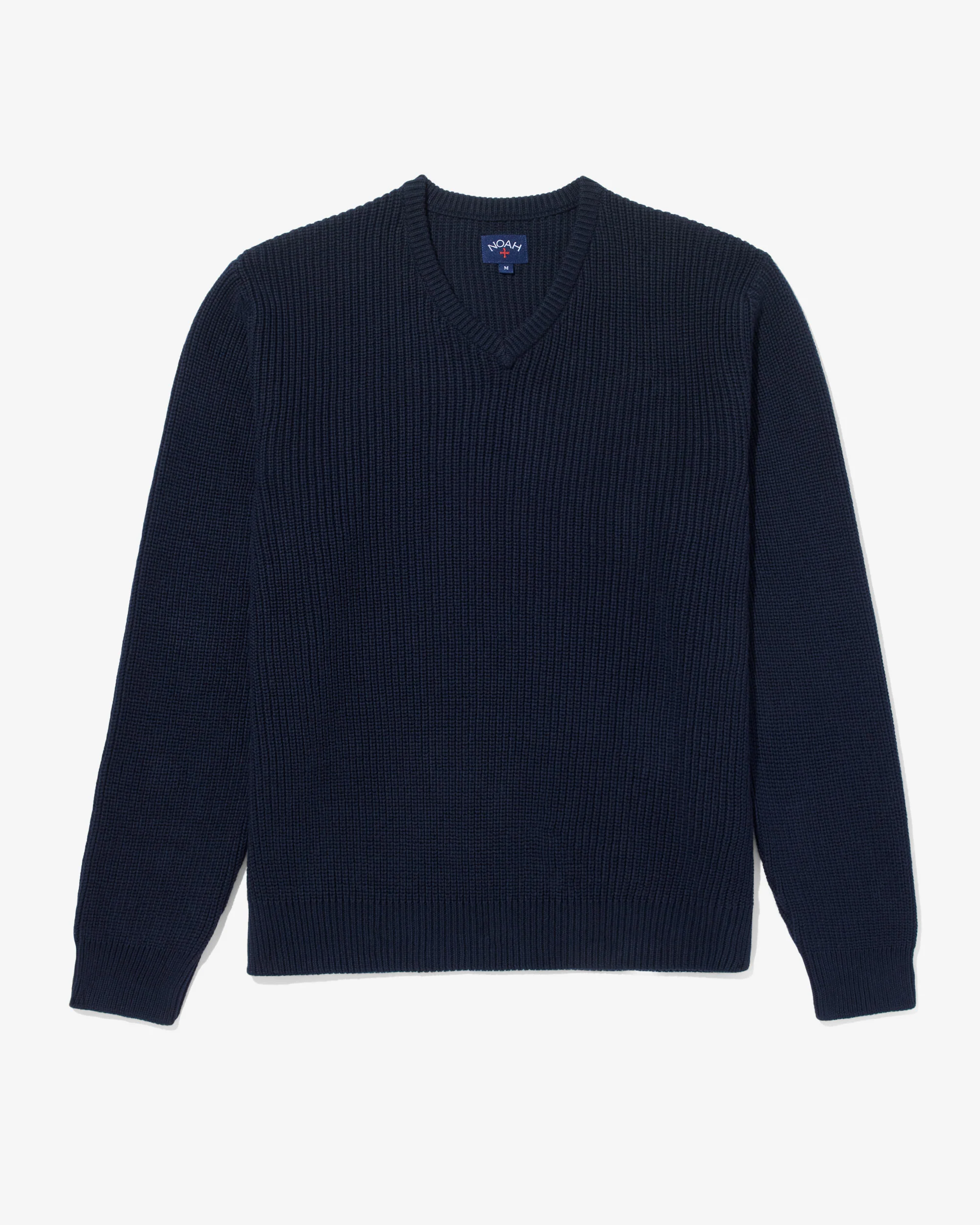 V-Neck Shaker Stitch Sweater - Image 3