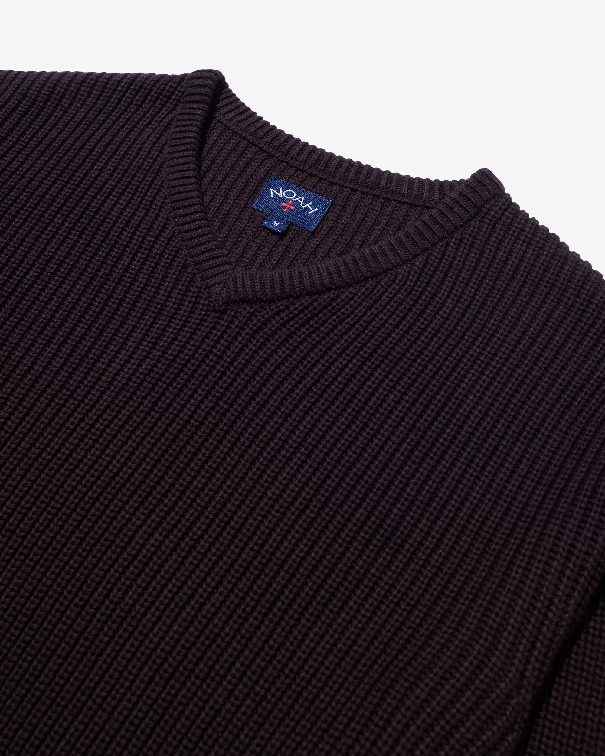 V-Neck Shaker Stitch Sweater - Image 8