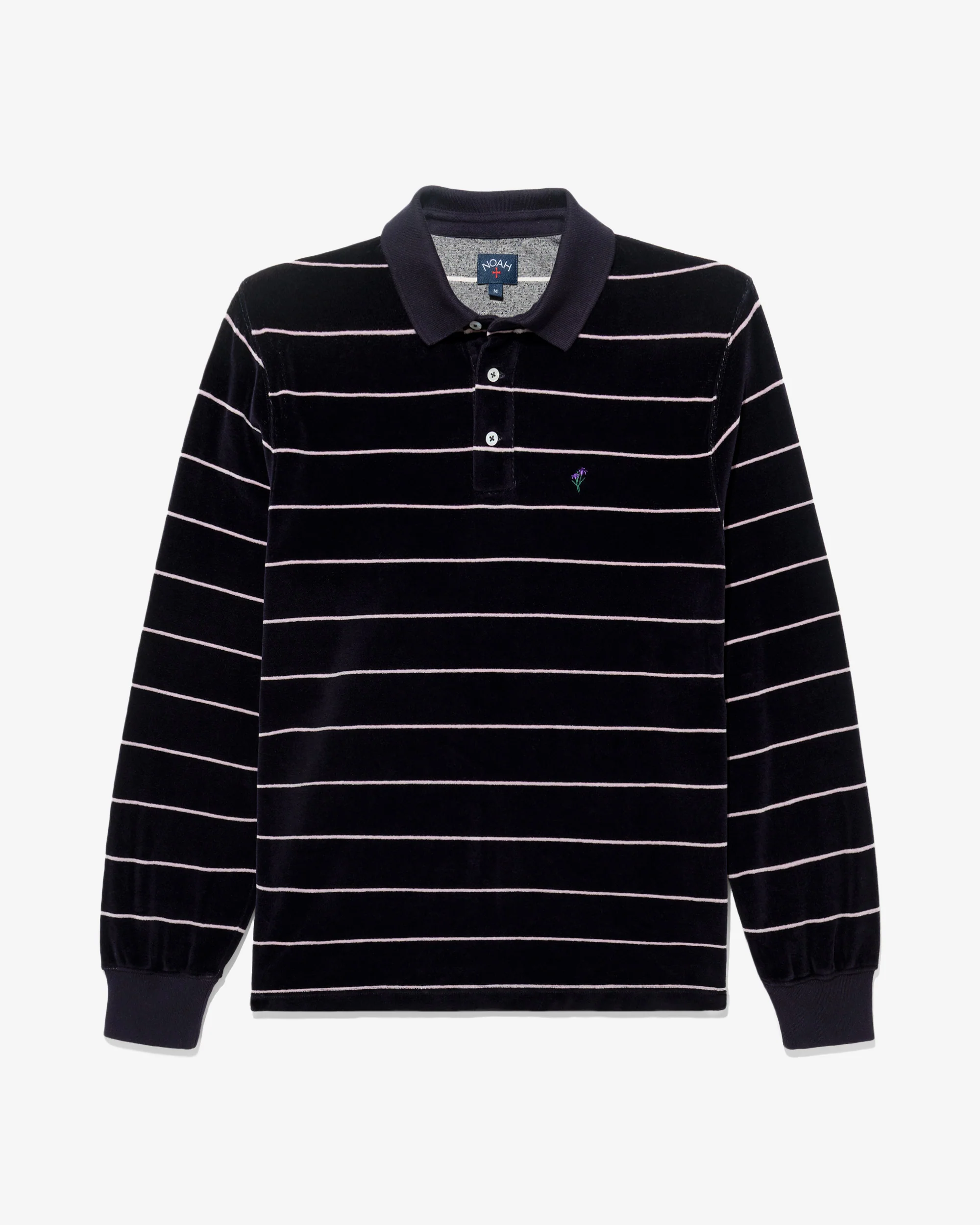 Velour Long Sleeve Polo - Image 4