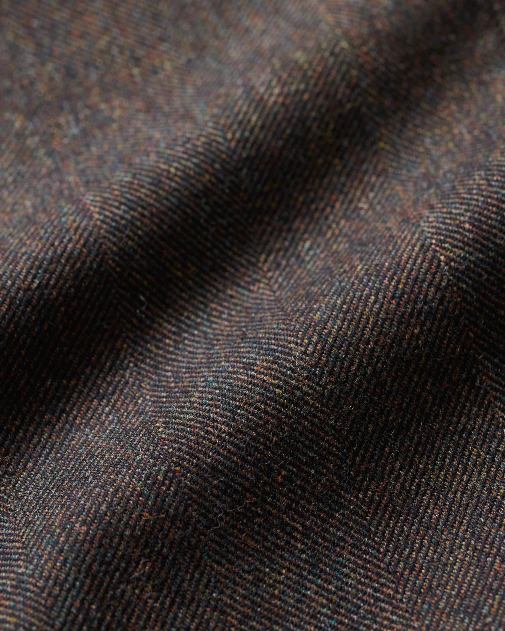 Wool Herringbone Double-Pleat Trouser - Image 5
