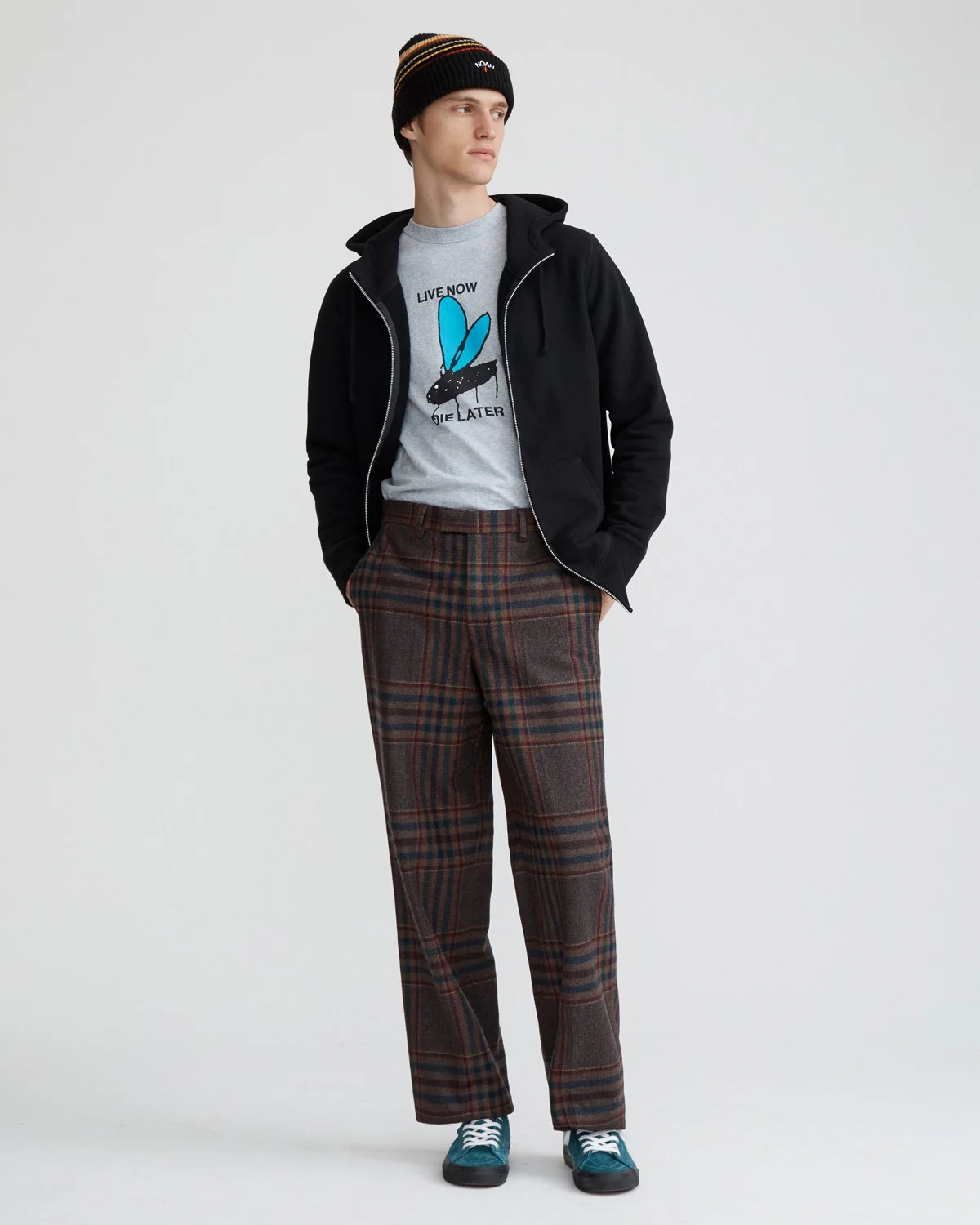 Zip-Up Collar Hoodie - Image 11